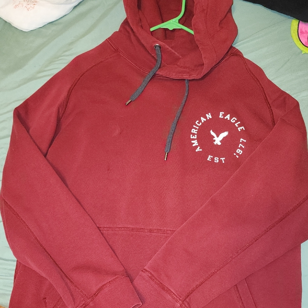 American Eagle Men Outfitters Red Hoodie